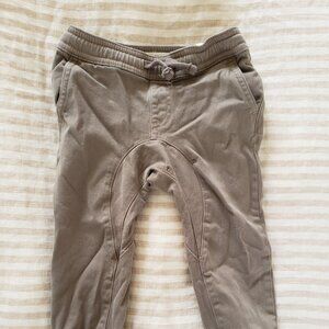 Boys brown comfy jogger Warp + Weft